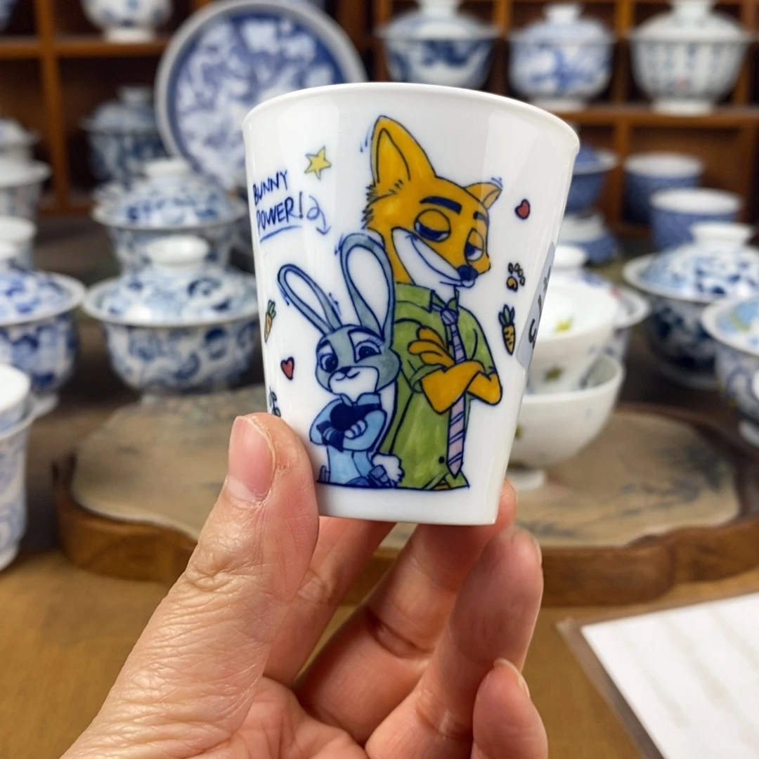 瓷片景德镇陶瓷手绘茶器473