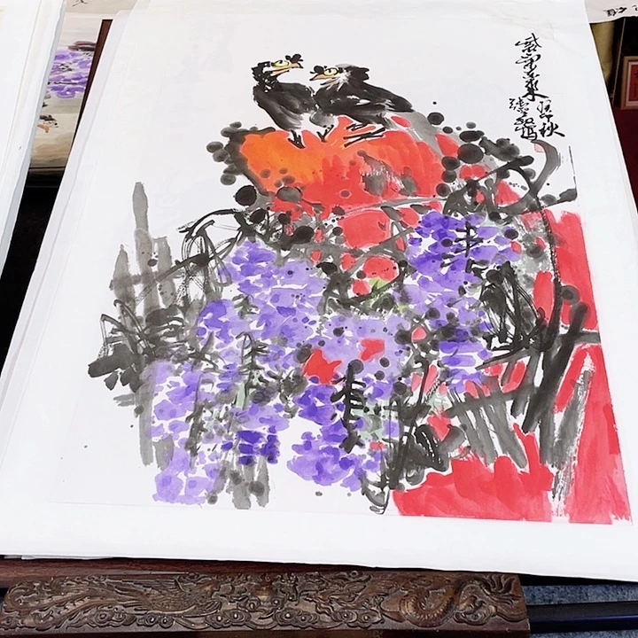 国画张圣敏先生纯手绘作品