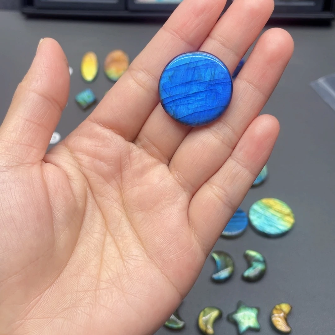 平***作颈饰银S925镶嵌长石