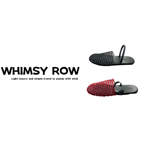 【WHIMSY ROW】夏季时尚个性沙滩网状鞋拖凉鞋