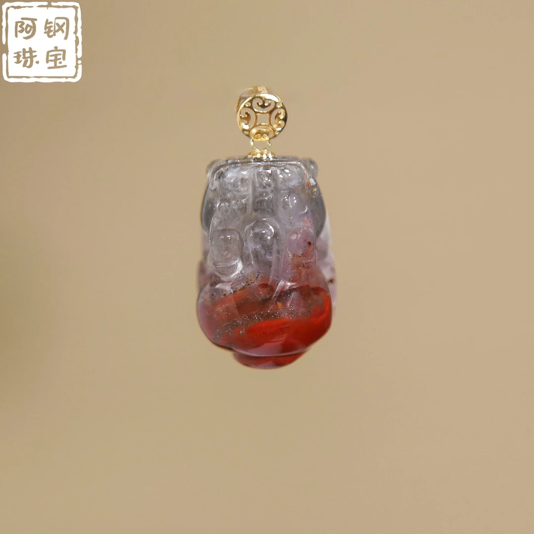 【高品】荆棘玫瑰貔貅吊坠18K金（不含链）18*12*10多样性发其一JJ920