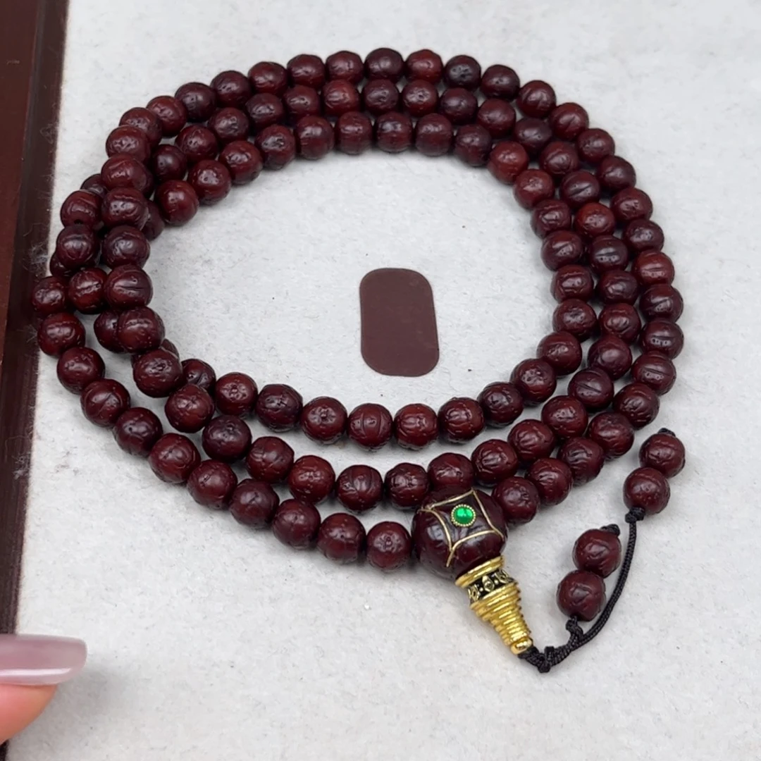 天***狼凤眼菩提吊坠凤眼