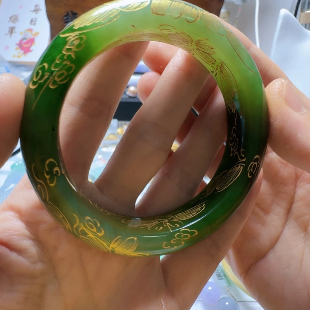 和田玉未镶嵌手镯和田玉660