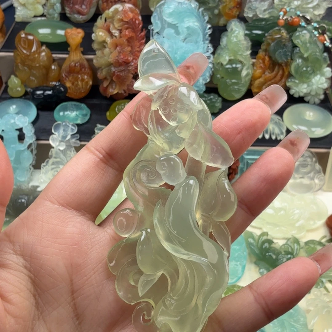 岫玉未镶嵌颈饰岫玉悟道