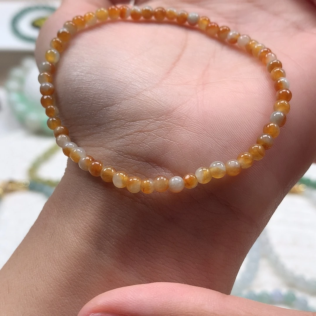 翡翠未镶嵌手串卡3.5