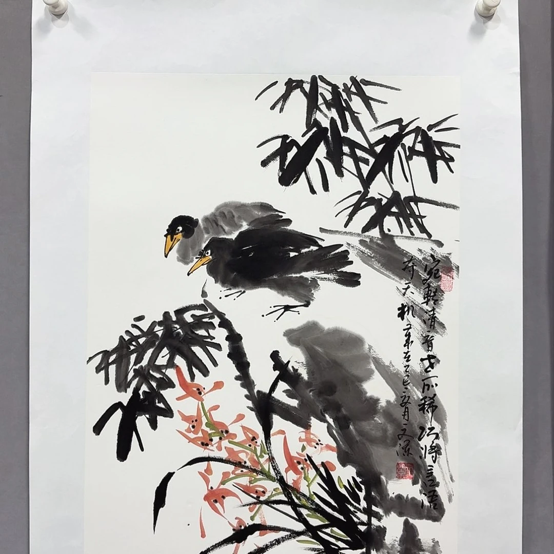 国画亲笔手绘放心去藏