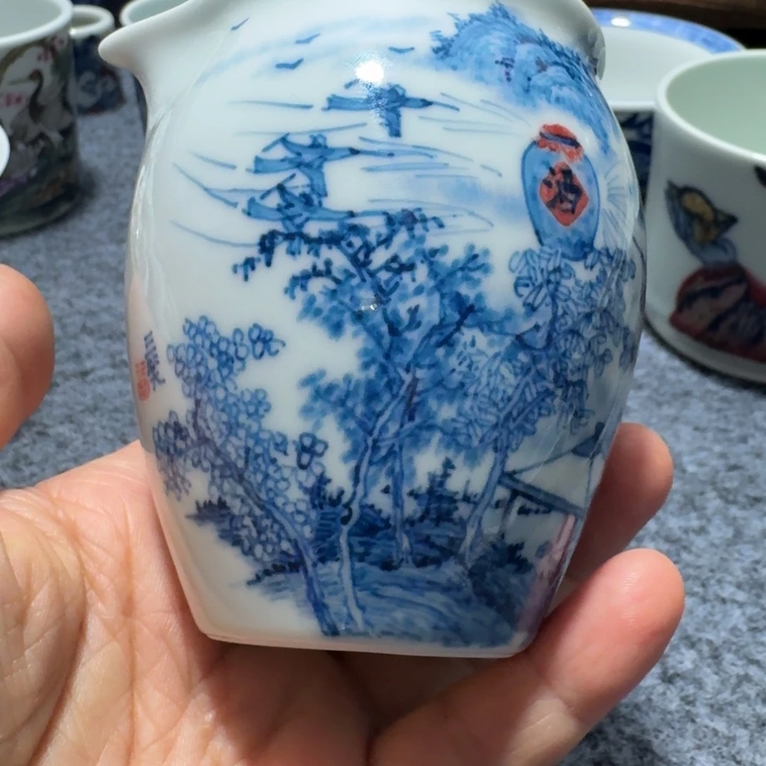 精***叟景德镇现代陶瓷杯景德镇现代陶瓷杯