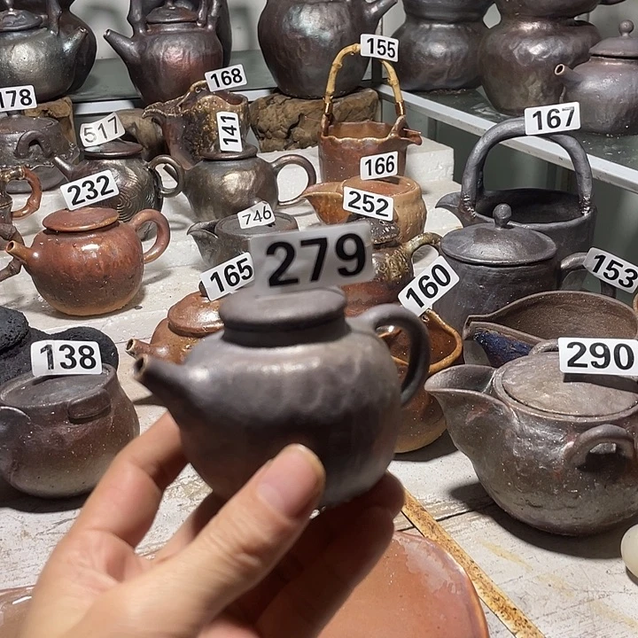 纯手工柴烧茶具精品279