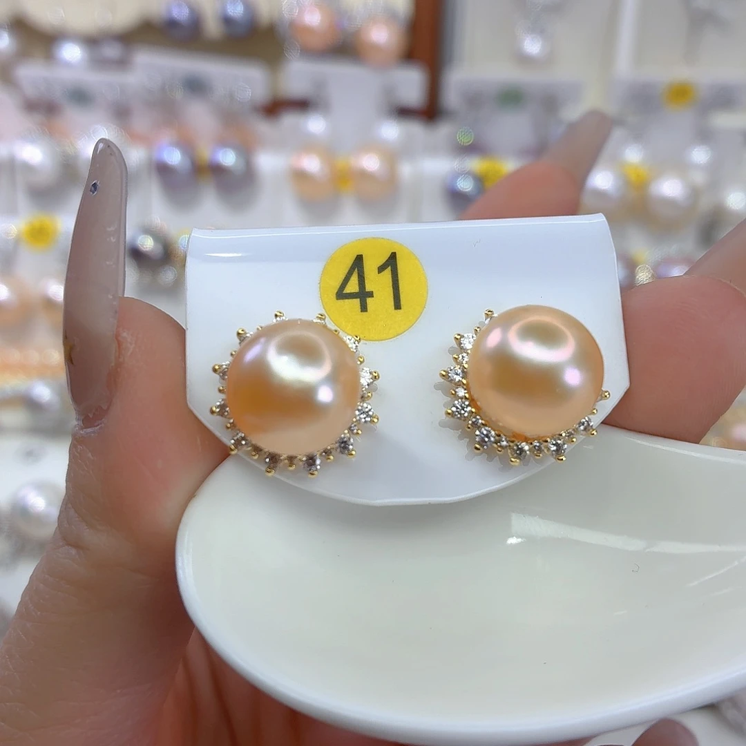 未镶嵌淡水珍珠耳饰