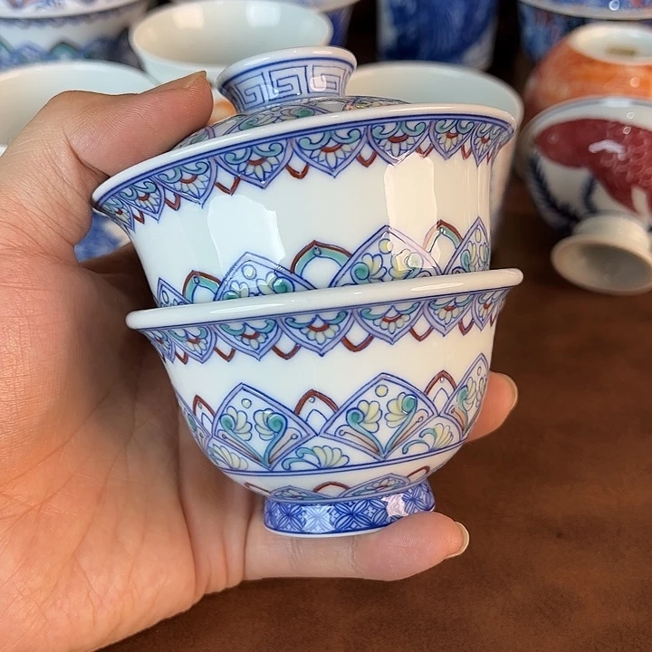 刘***么瓷片景德镇全手工手绘陶瓷