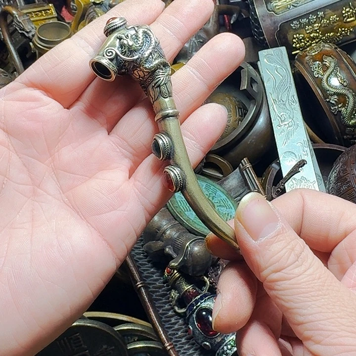 铜器摆件收收藏藏