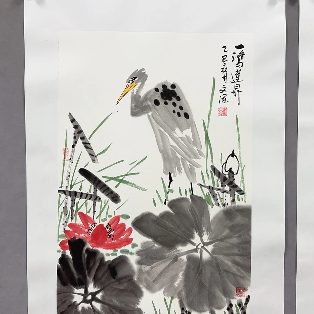 国画亲笔手绘放心去藏
