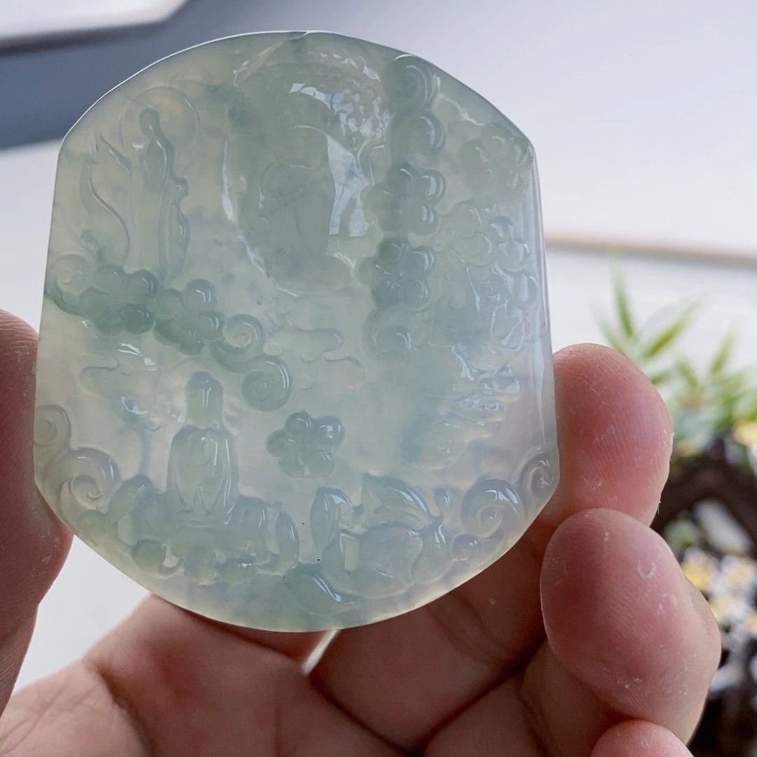 颈饰未镶嵌翡翠佛魔