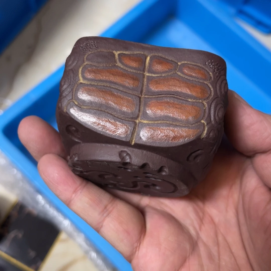 紫砂茶宠紫砂瑕疵