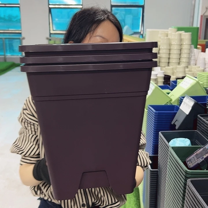 清仓方形口26高28紫砂无托3个