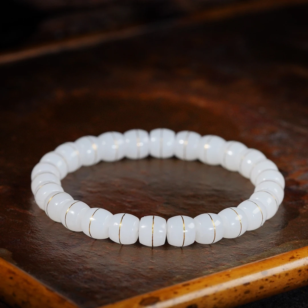 左边婷姐丨和田玉手串 （z2376）