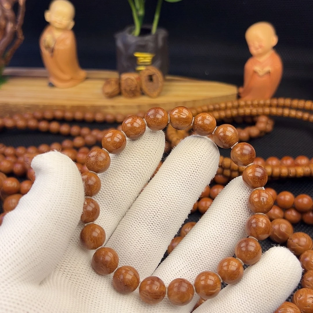 是***他野生龙纹桃核光珠