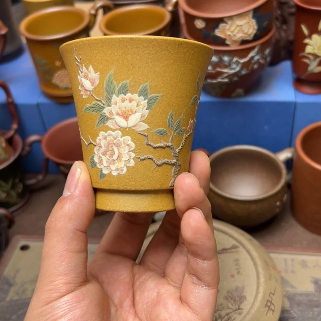 紫砂茶杯紫砂主人杯120cc