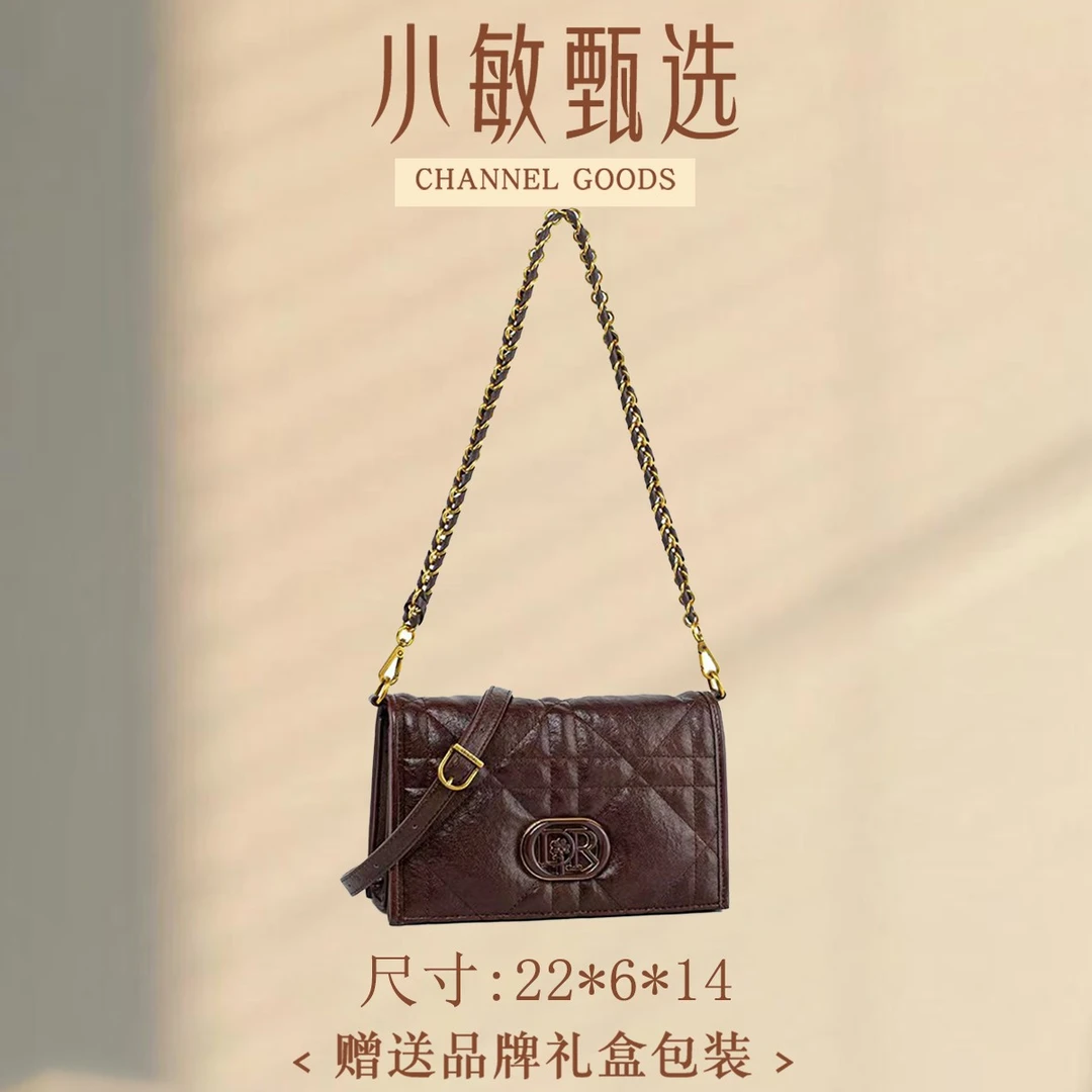 【小敏精选】渠道货SQYX-98172-可可棕简约大气新款女士手提包