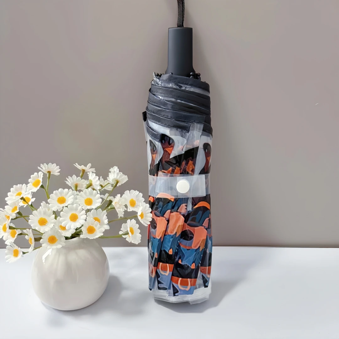 便携折叠万圣节小狗两用防晒遮阳伞晴雨适用小巧便捷