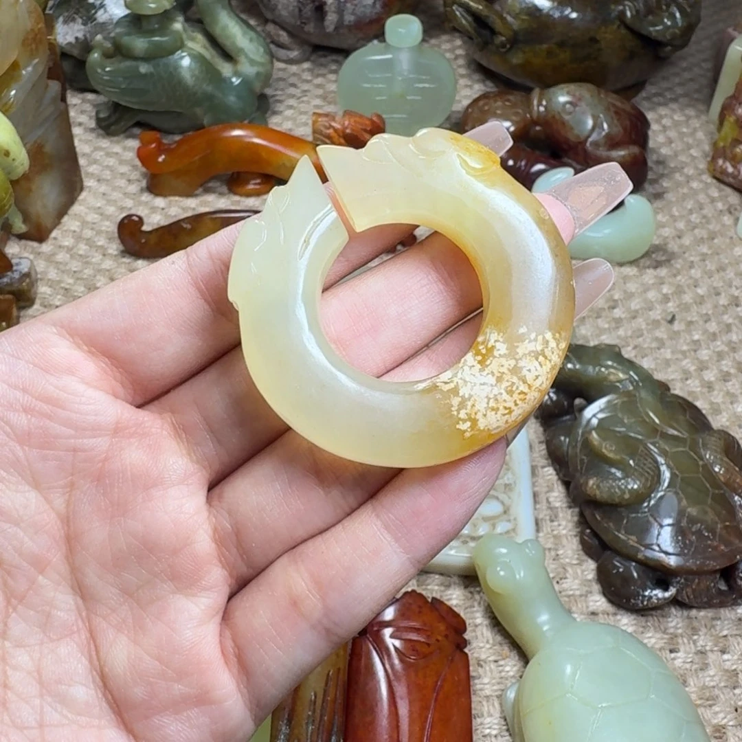 白玉菩提吊坠挂件