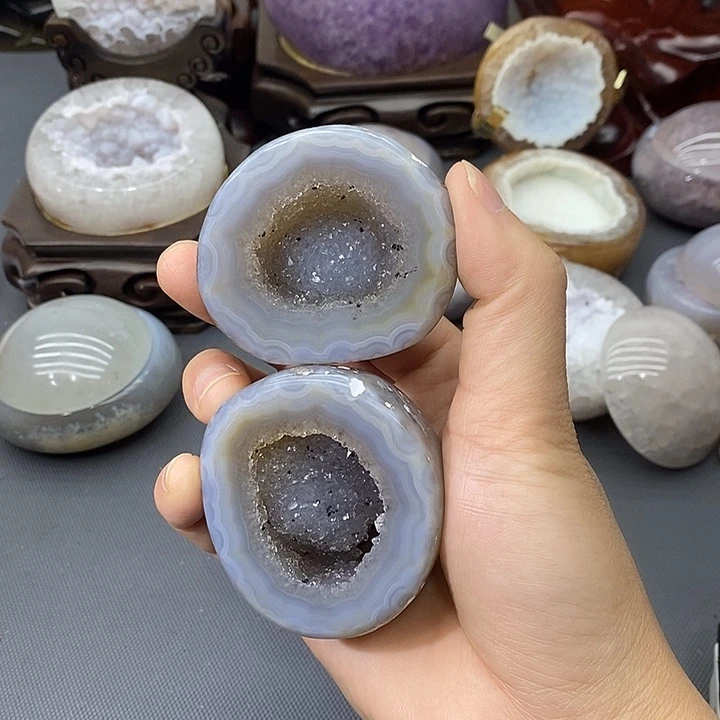 摆件未镶嵌紫晶聚宝盆
