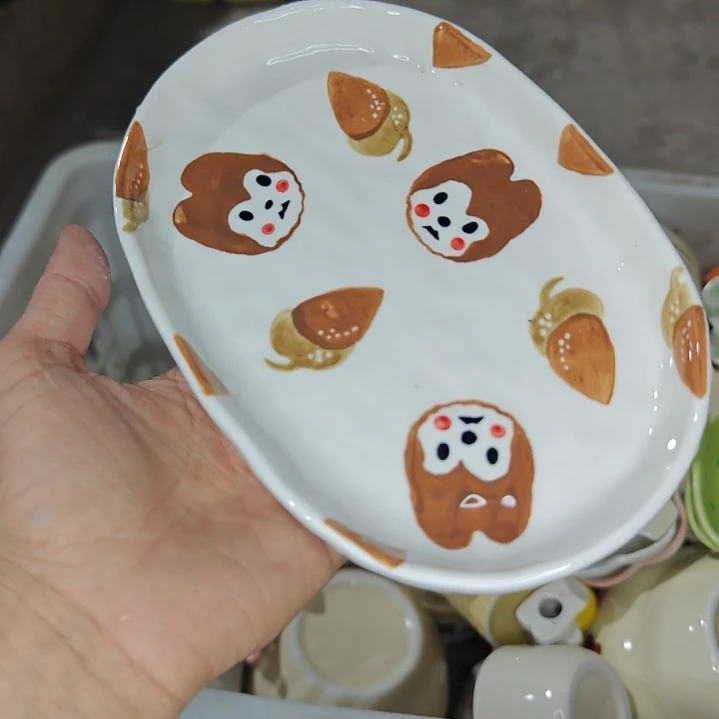 瓷片陶瓷杯碗盘微瑕介意慎拍