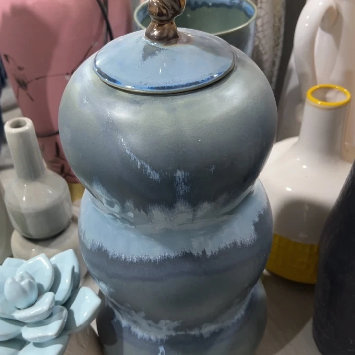 陶瓷花瓶摆件外贸出口微瑕捡漏