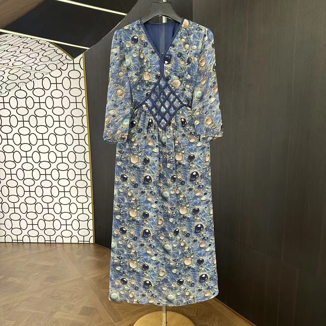【青青专属】BH3号店度假风设计师夏季新款气质宽松连衣裙BH2114