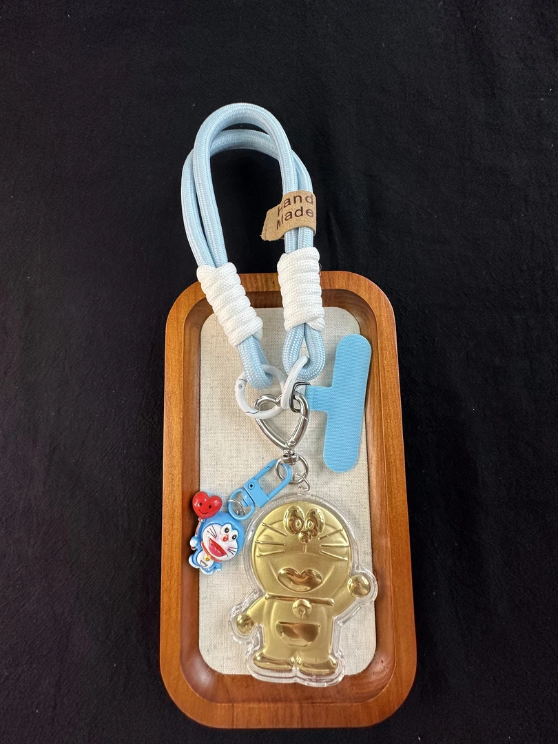 水贝新款999哆啦A梦飞行机器猫钥匙扣黄金叮当猫挂件潮款钥匙扣礼