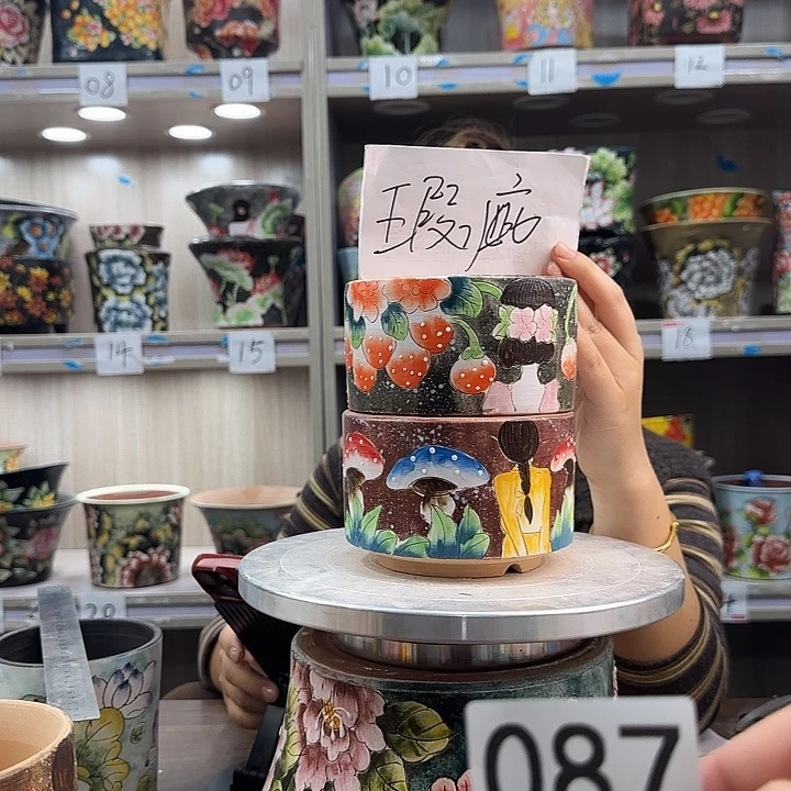 紫砂花盆瑕疵瑕疵87