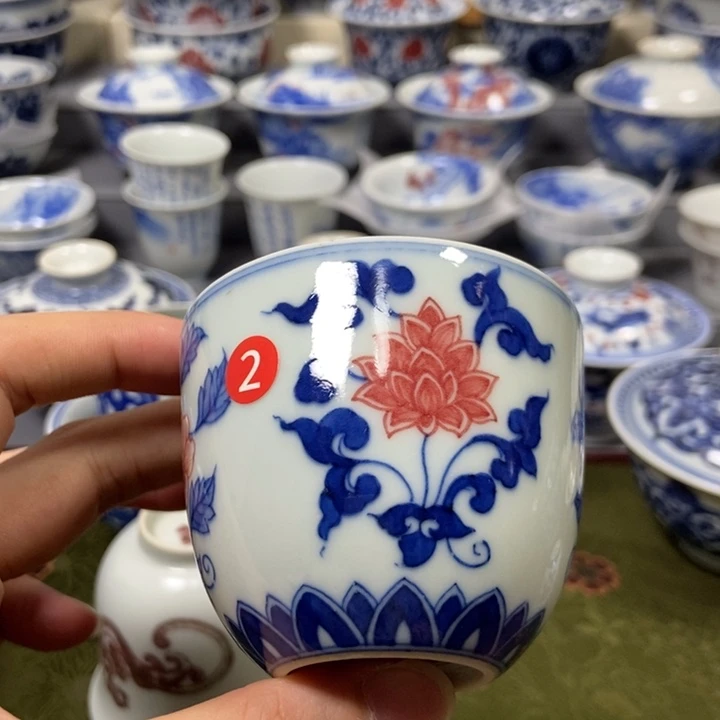 景德查窑手工手绘（瑕