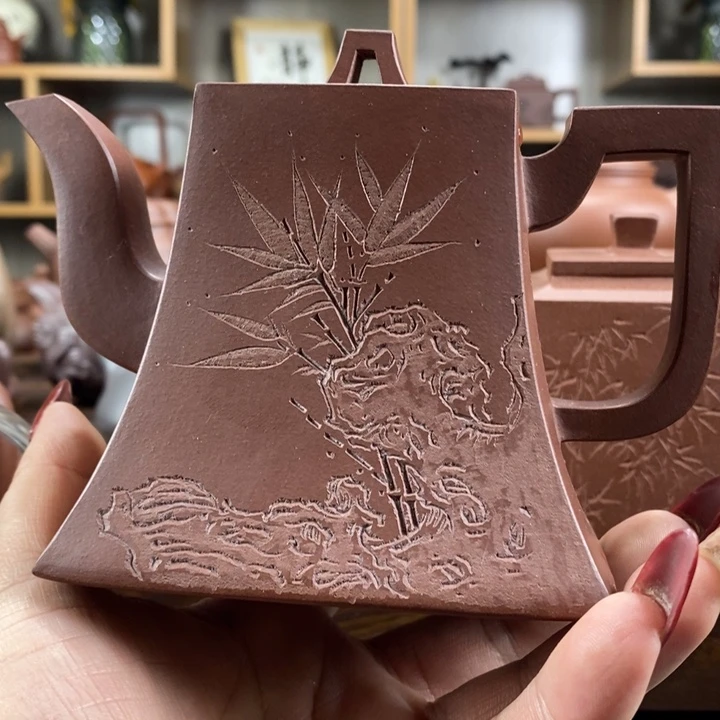 紫砂茶壶封*祥原矿紫砂壶