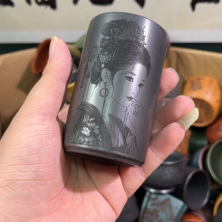 茶杯紫砂全手工紫砂主人杯