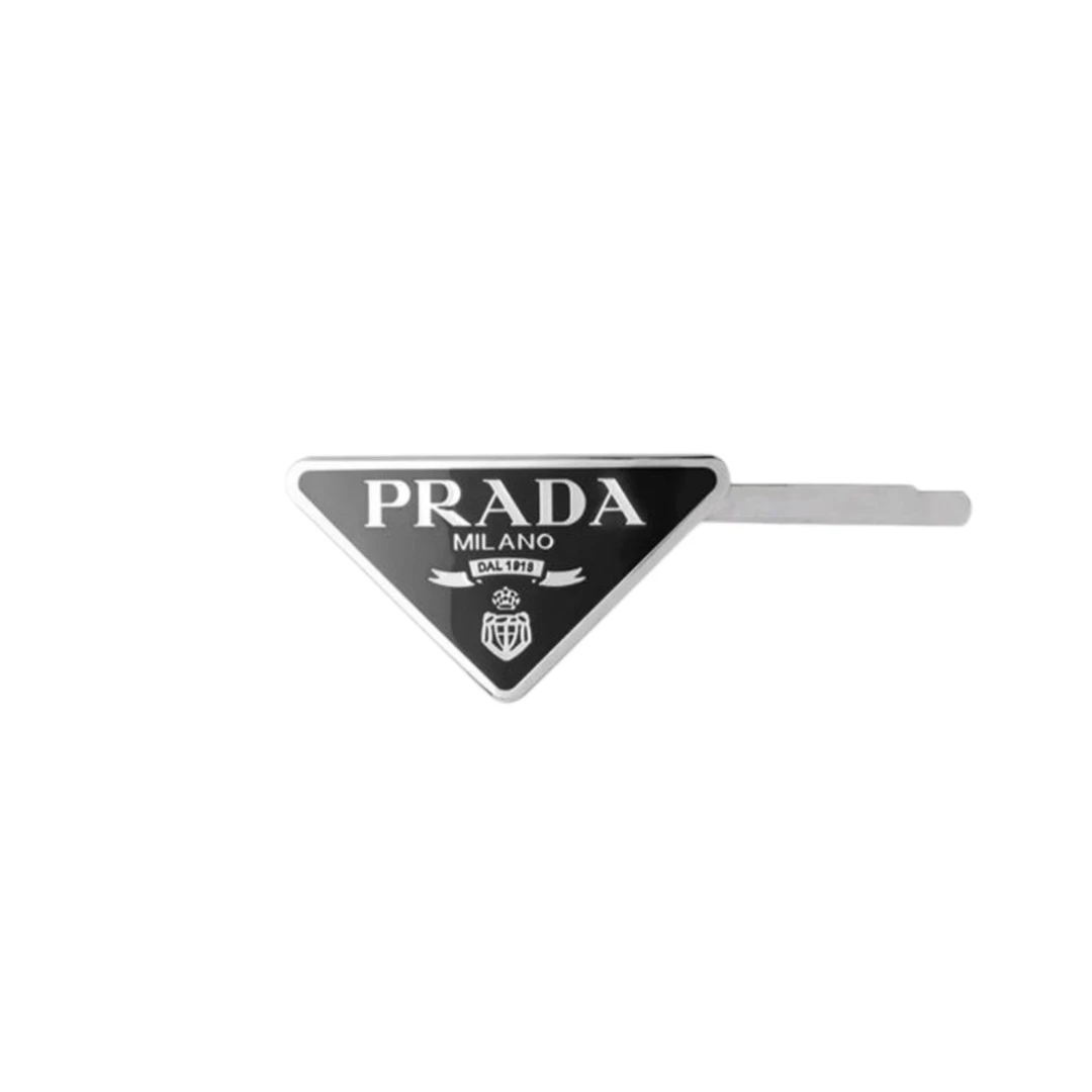 未使用 Prada/普拉达 Prada三角标发夹/JP
