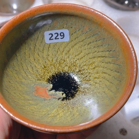 茶盏原矿原釉柴烧建盏