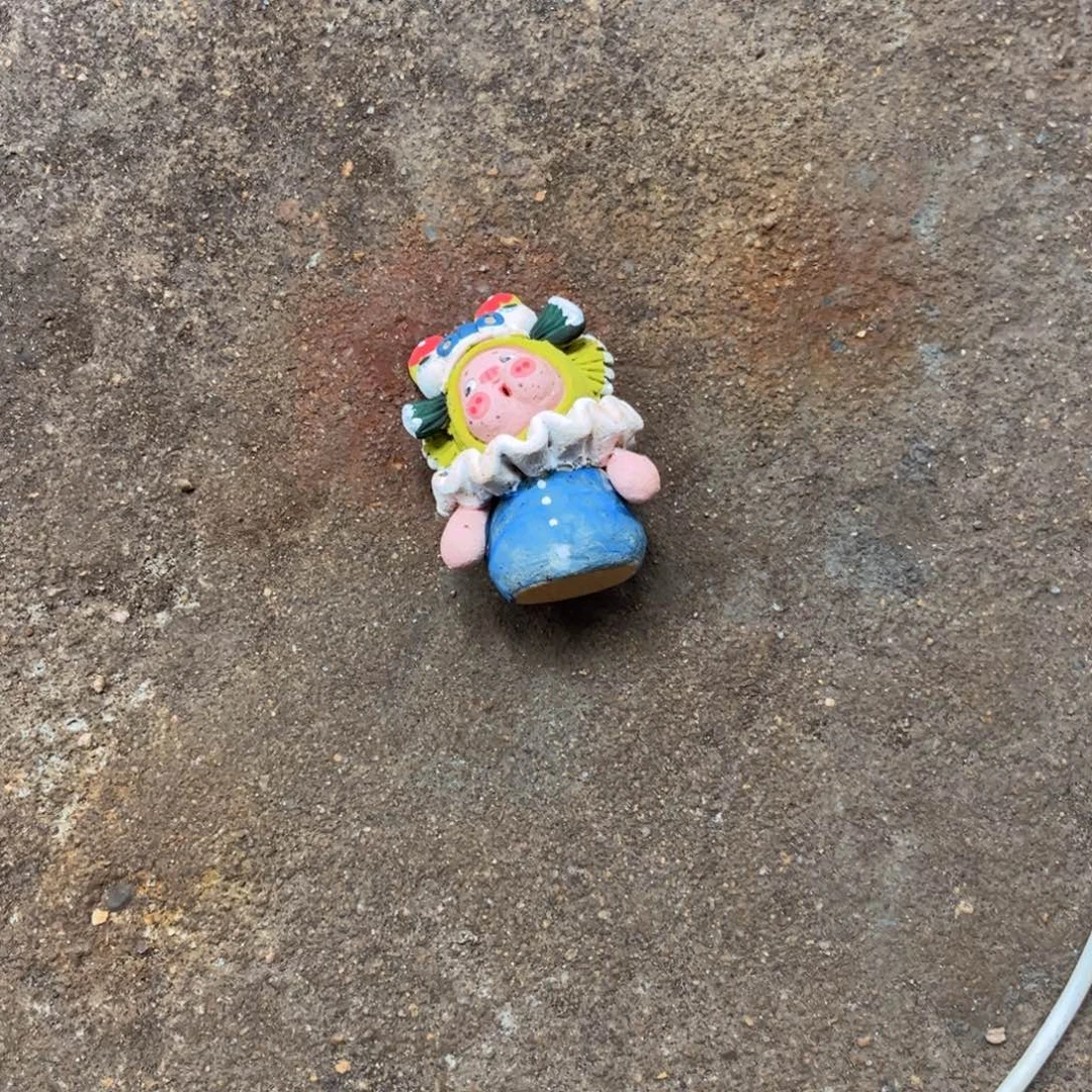 ****胖泥塑古镇炻陶花盆