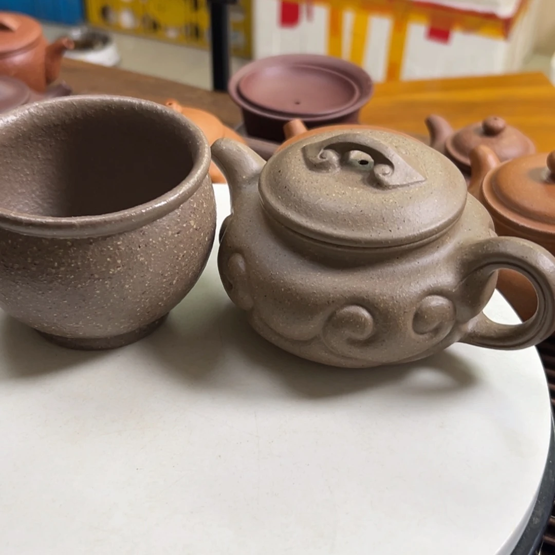 宁***远茶壶紫砂五彩段泥如意仿古200