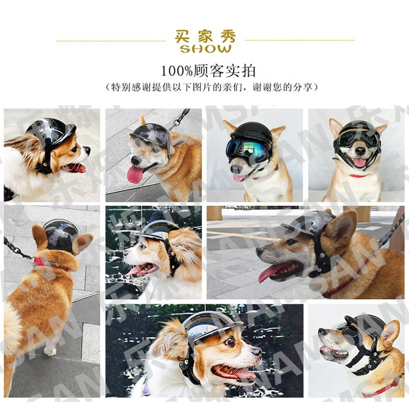 头盔直销狗狗猫咪宠物帽子安全机车头饰帽子新款帽子配饰