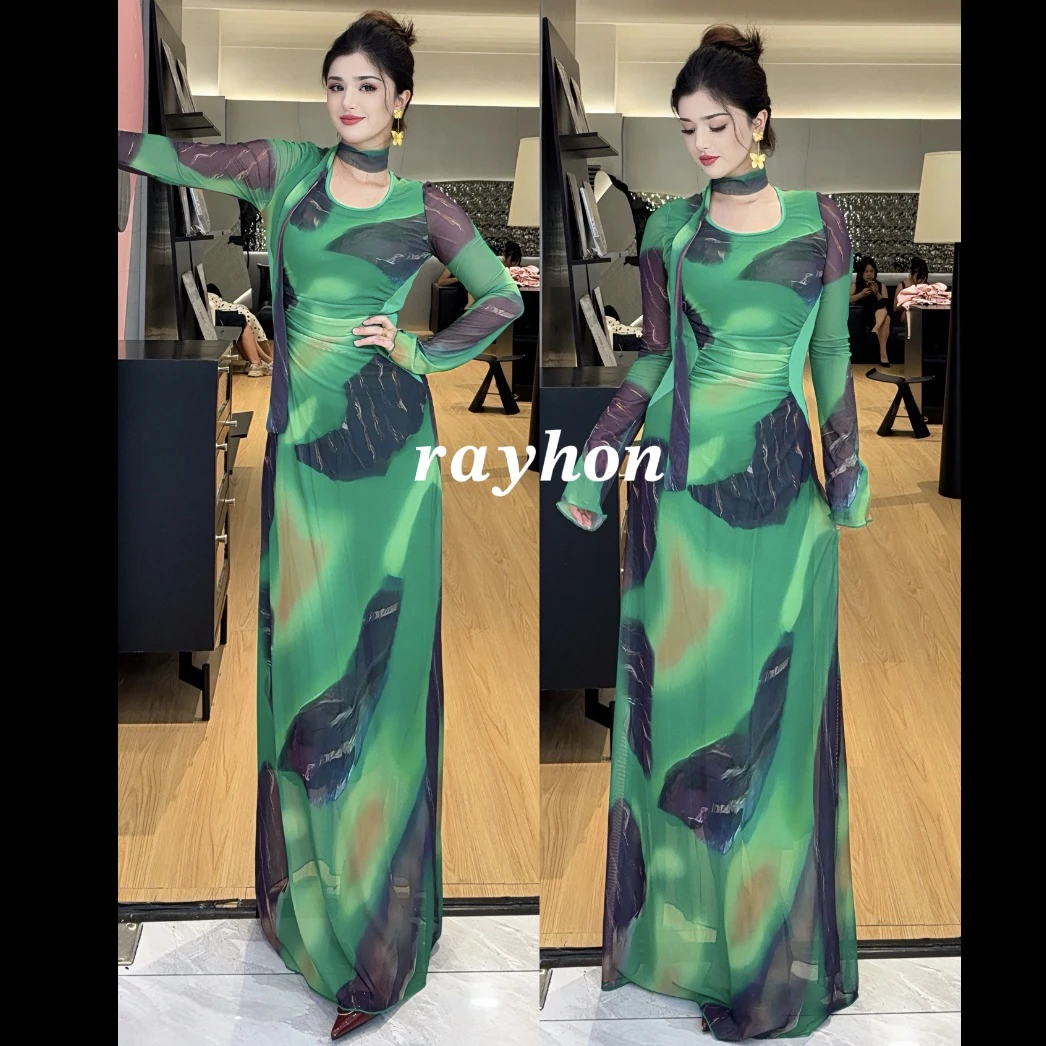 Rayhon新款时尚气质网红爆款显瘦女装连衣裙包邮