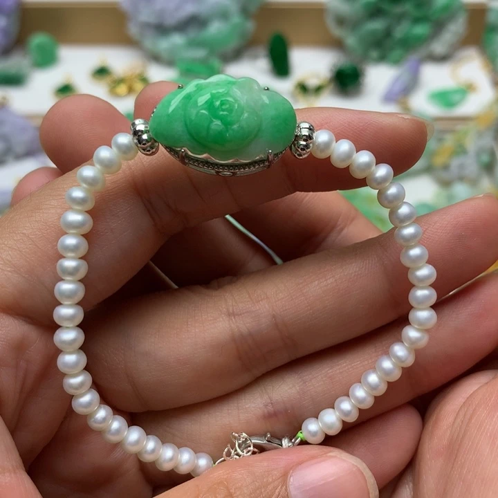 颈饰未镶嵌翡翠翡翠