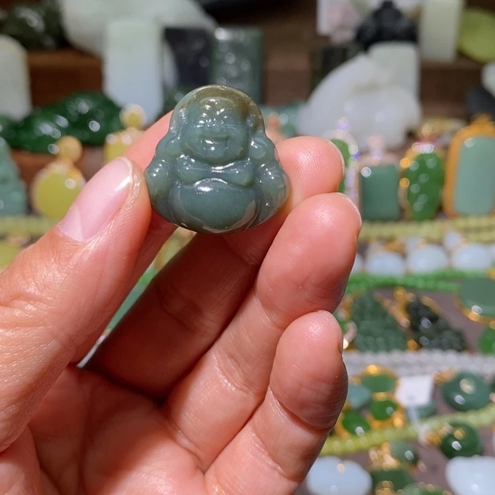 和田玉（青玉）未镶嵌颈饰