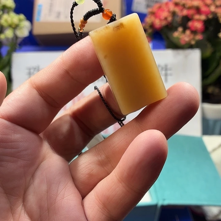 颈饰未镶嵌和田玉（糖玉）
