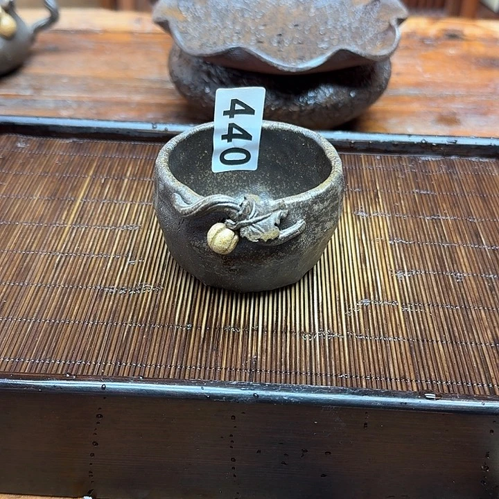 纯手工制作粗陶茶具