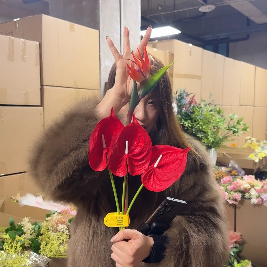 105号「闪购」仿真花，公主请下单