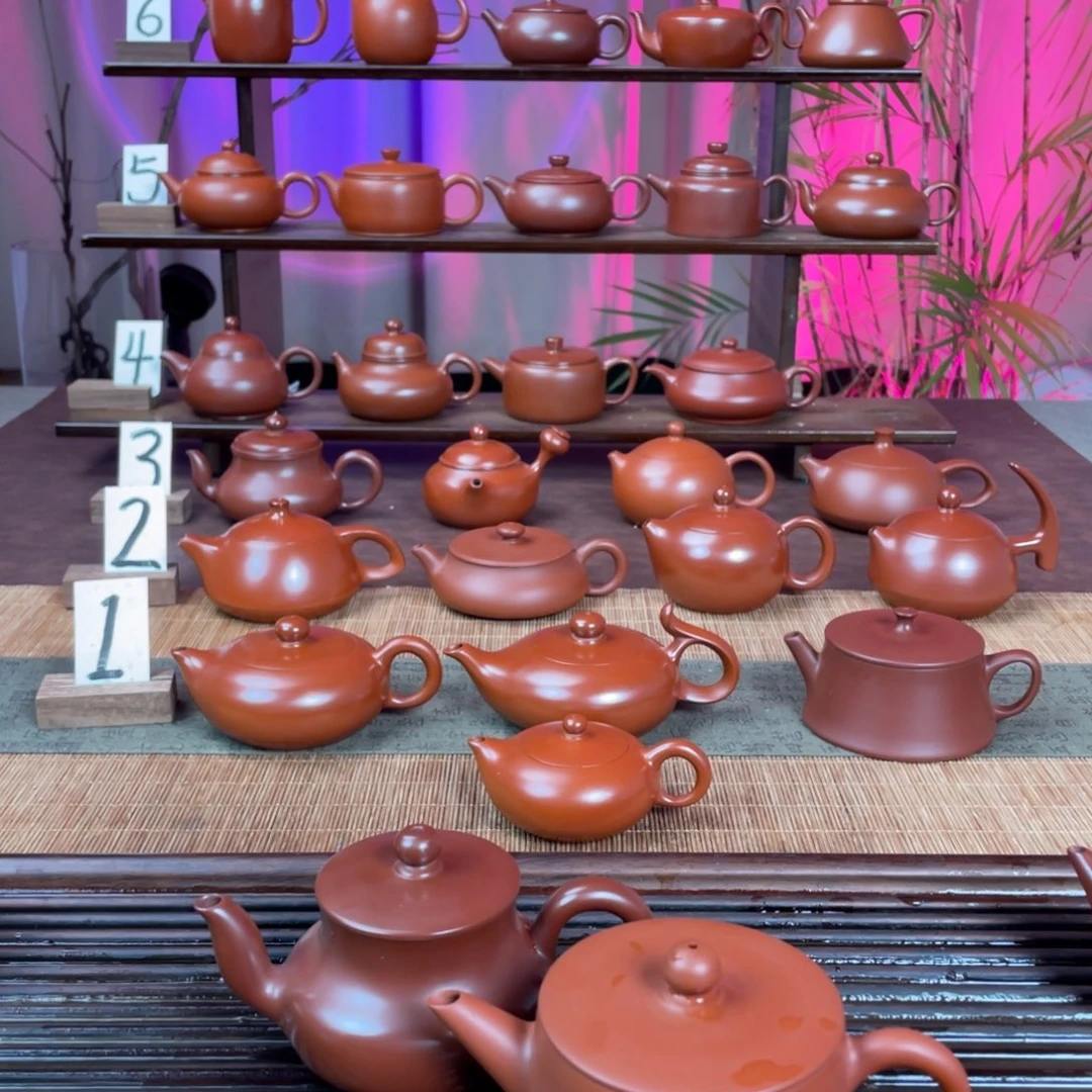 哟***呼茶壶紫砂精工手拉壶