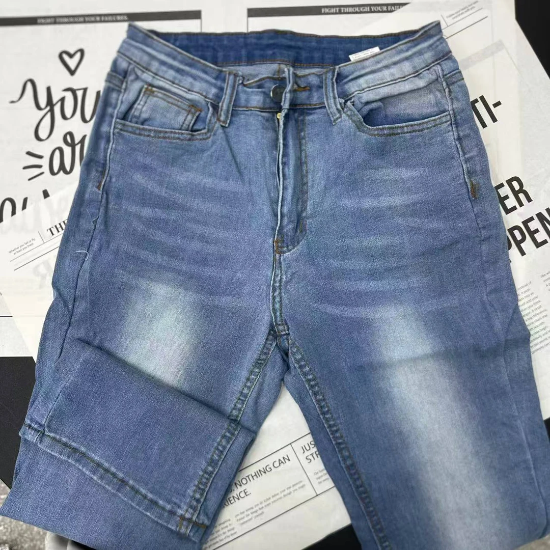 【适合体重85-155斤】夏季新款时尚牛仔裤9845