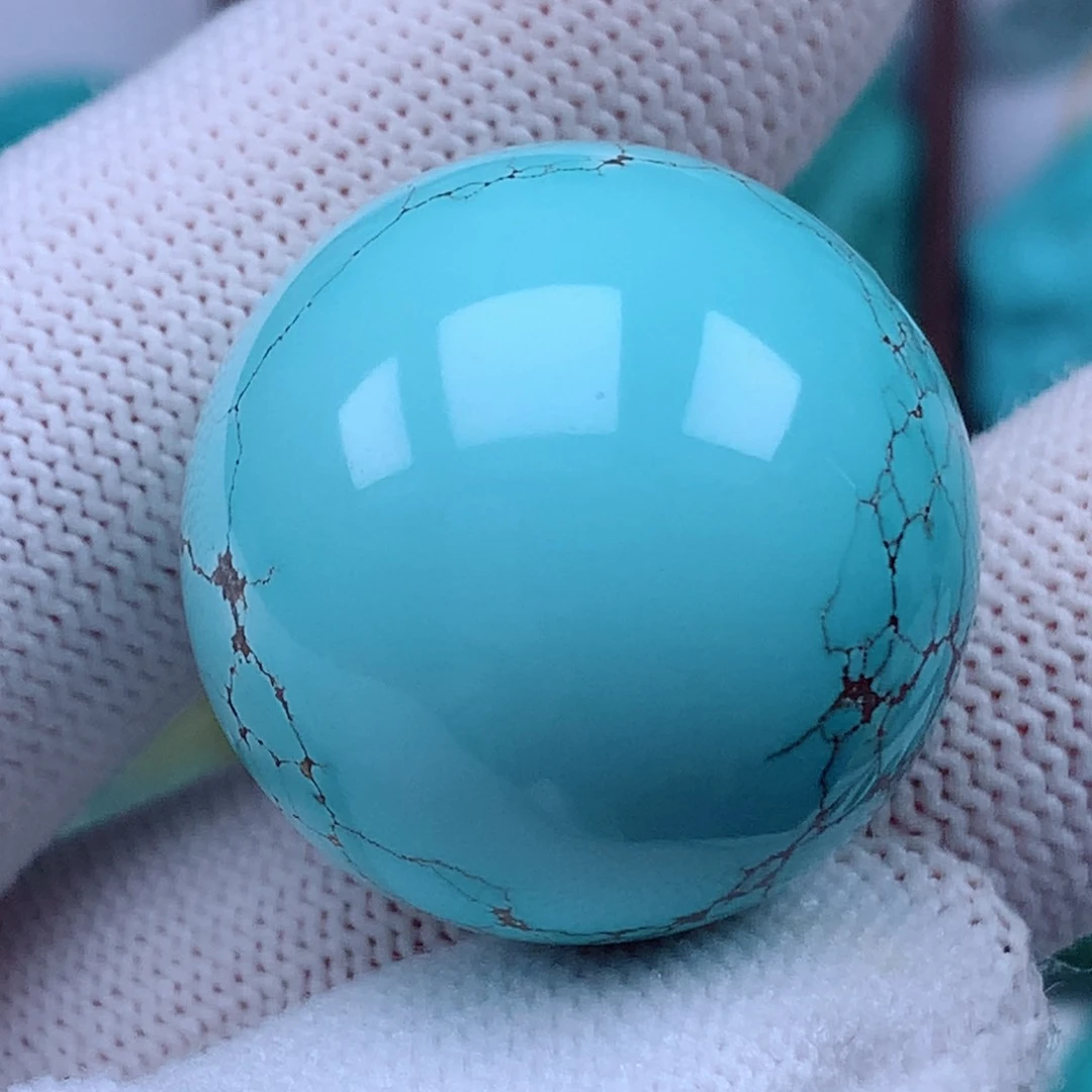 绿松石珠宝奇石未镶嵌兔**跑