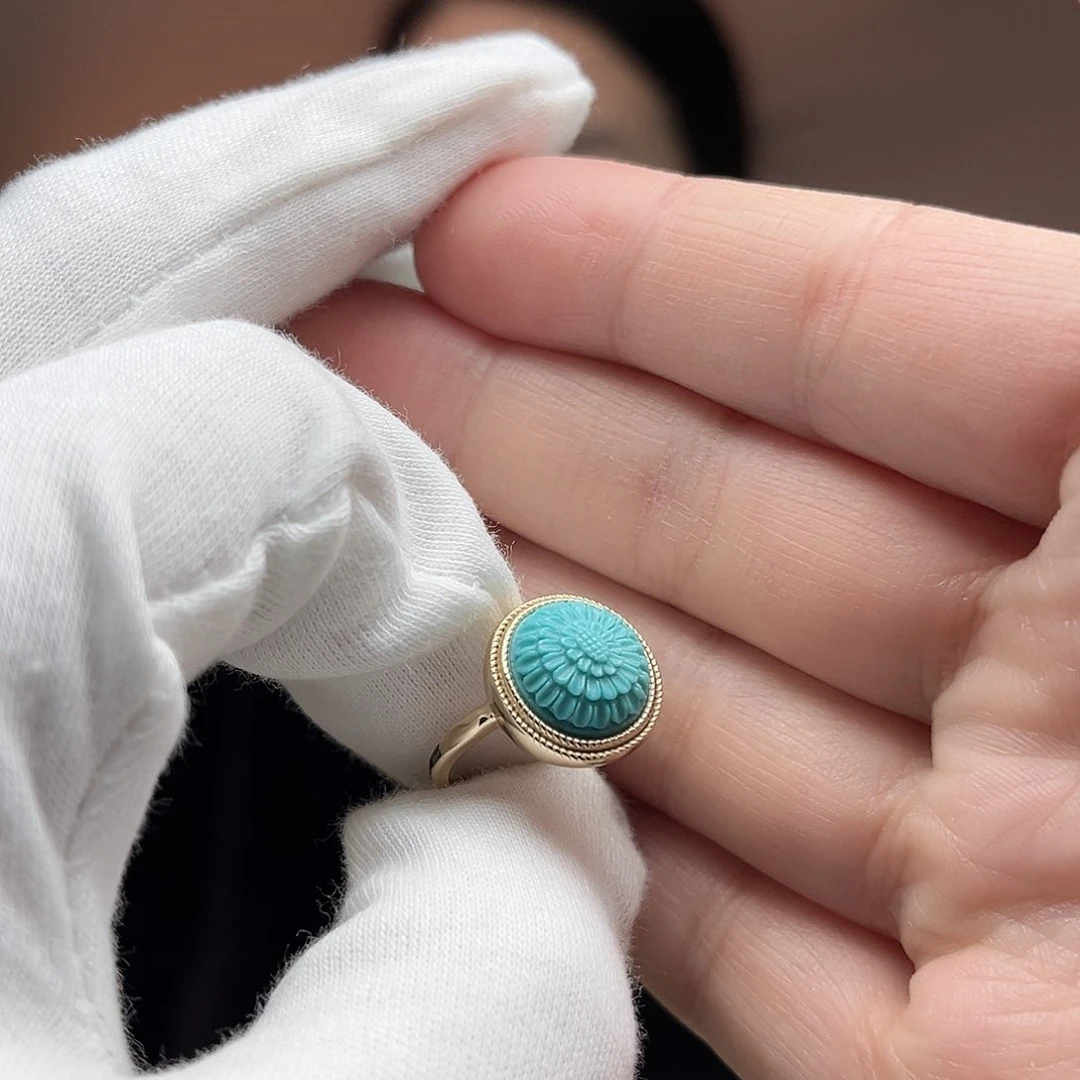 绿松石珠宝奇石未镶嵌