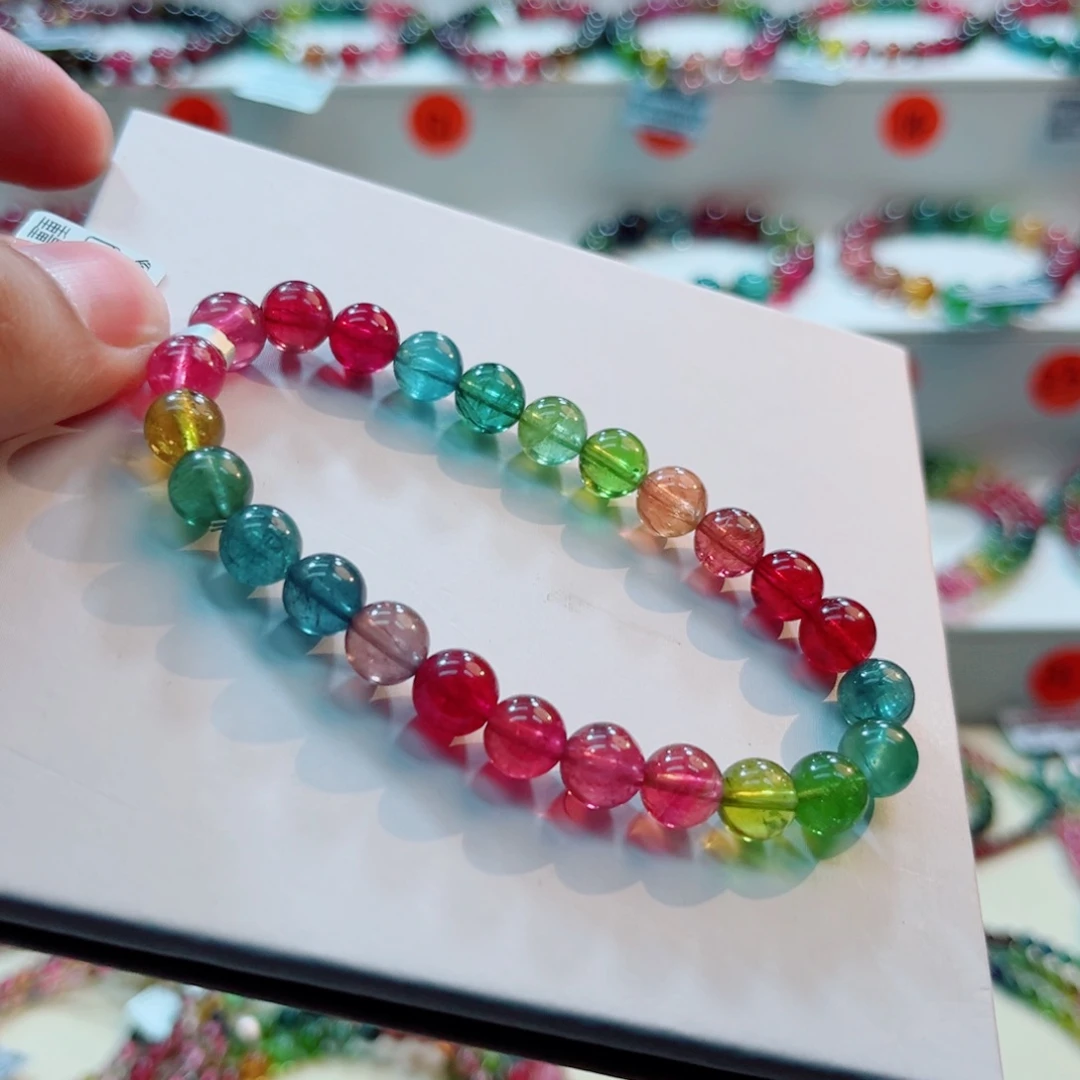 碧玺未镶嵌手链碧玺